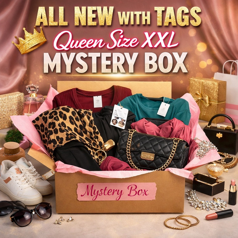 Queen Size XXL Mystery Box with Clothing and Accessories